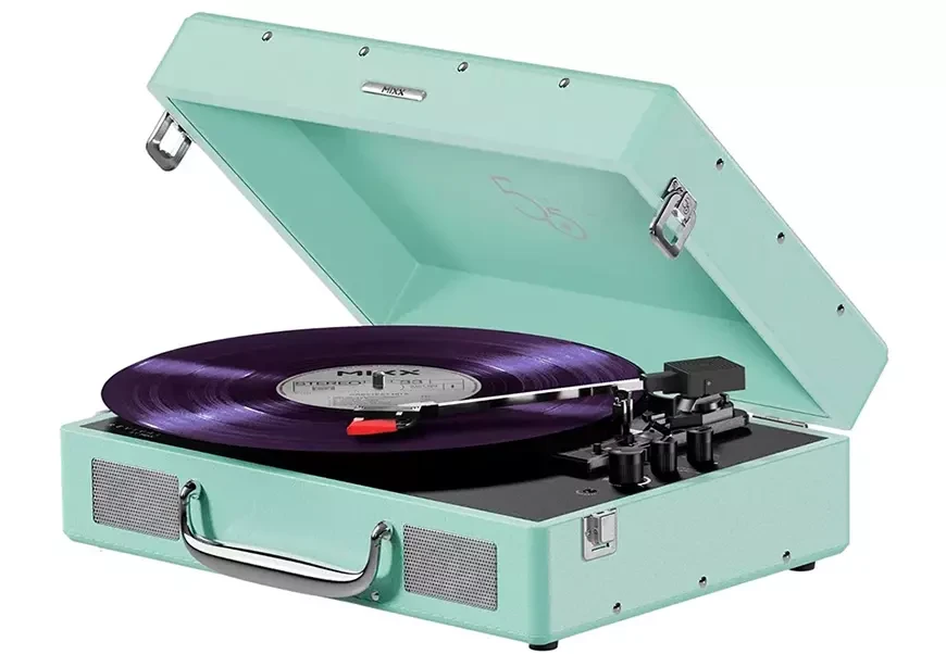 Check out the Mixx Revival 55: A suitcase-style vinyl record player for just $100! 8 Mixx Revival 55 Vinyl Record Player
