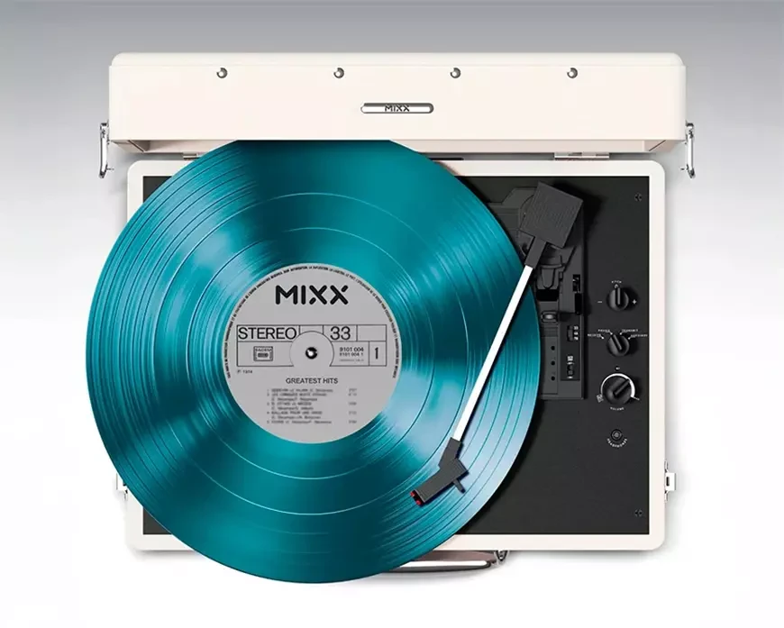 Check out the Mixx Revival 55: A suitcase-style vinyl record player for just $100! 9 Mixx Revival 55 Vinyl Record Player