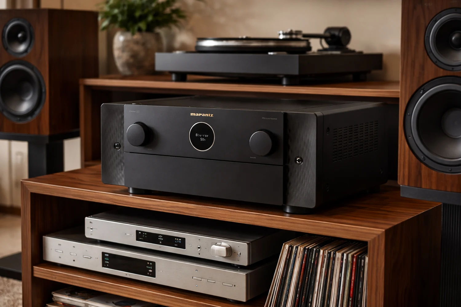 Stereocheck Picks: Stereocheck Picks for Home Cinema Components 9 The Marantz CINEMA 40 combines true hi-fi sound with serious home cinema power, HDAM circuits, room correction and full 8K HDMI.