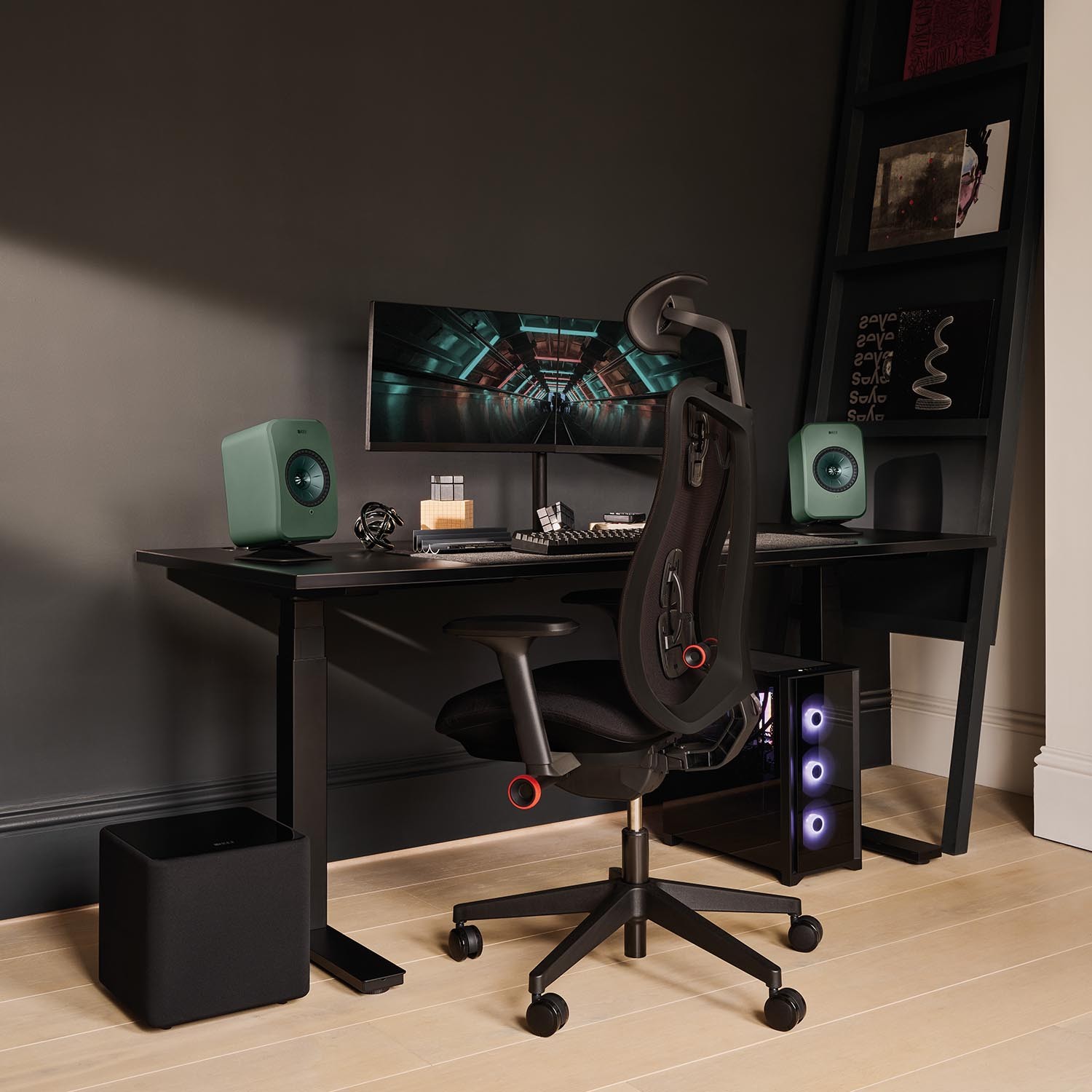 Intelligent Bass Extension optimises sound levels without distortion, while Phase Correction ensures seamless integration with the main speakers.