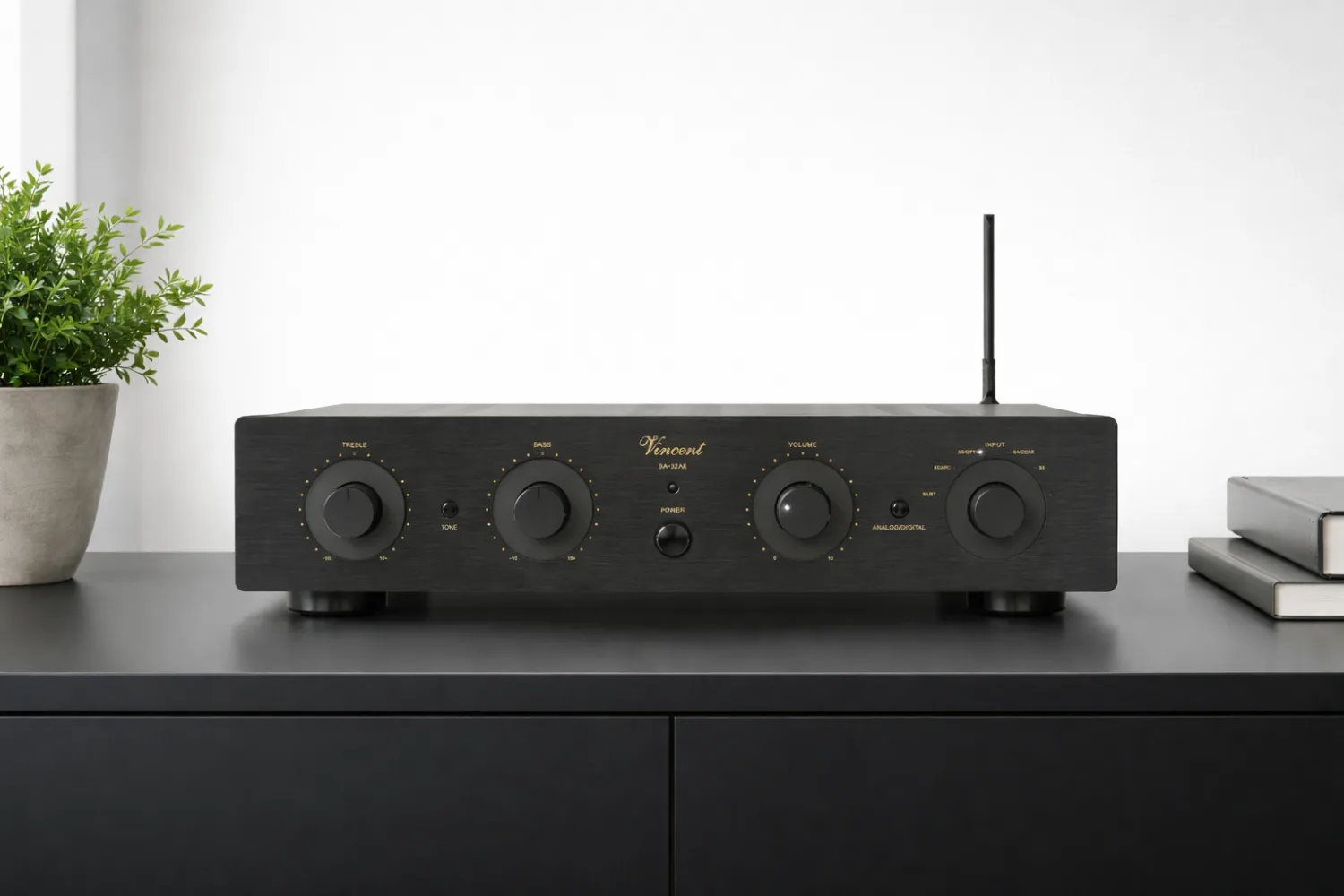Amplifiers Worth Hearing Closely We Recommend 10 Limited to 200 units, the Vincent SA-32 AE combines classic tube warmth with modern features like HDMI ARC, Bluetooth, and a redesigned low-noise power supply.
