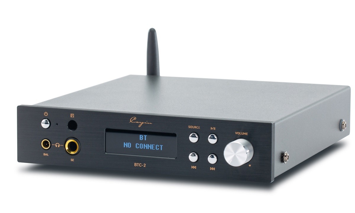 Cayin BTC-2 brings modern wireless streaming to classic hi-fi systems in one compact desktop-friendly design.