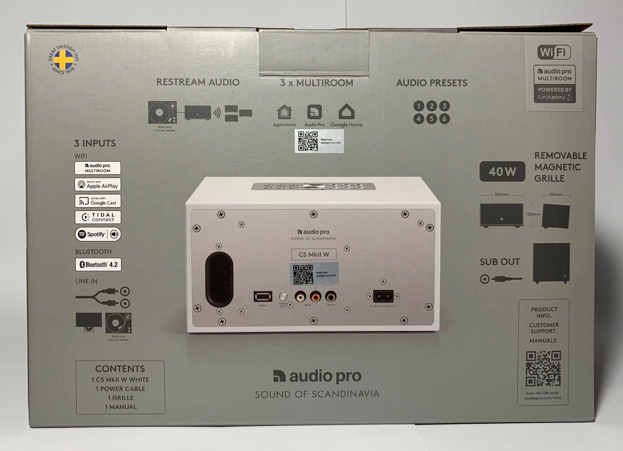 Audio Pro C5 MkII W Review: Compact Wi-Fi Speaker With Serious System Ambition 13 Audio Pro C5 MkII W compact wireless multi-room speaker