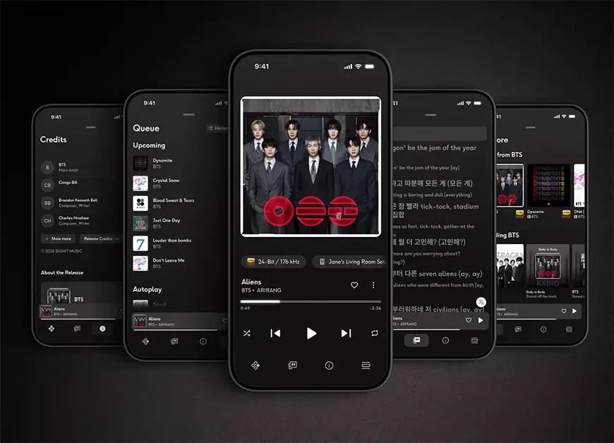 Qobuz Refreshes Its Mobile Apps With a Redesigned Player and Live Lyrics 8 The new interface places album art at the center, with visuals dynamically changing during playback.
